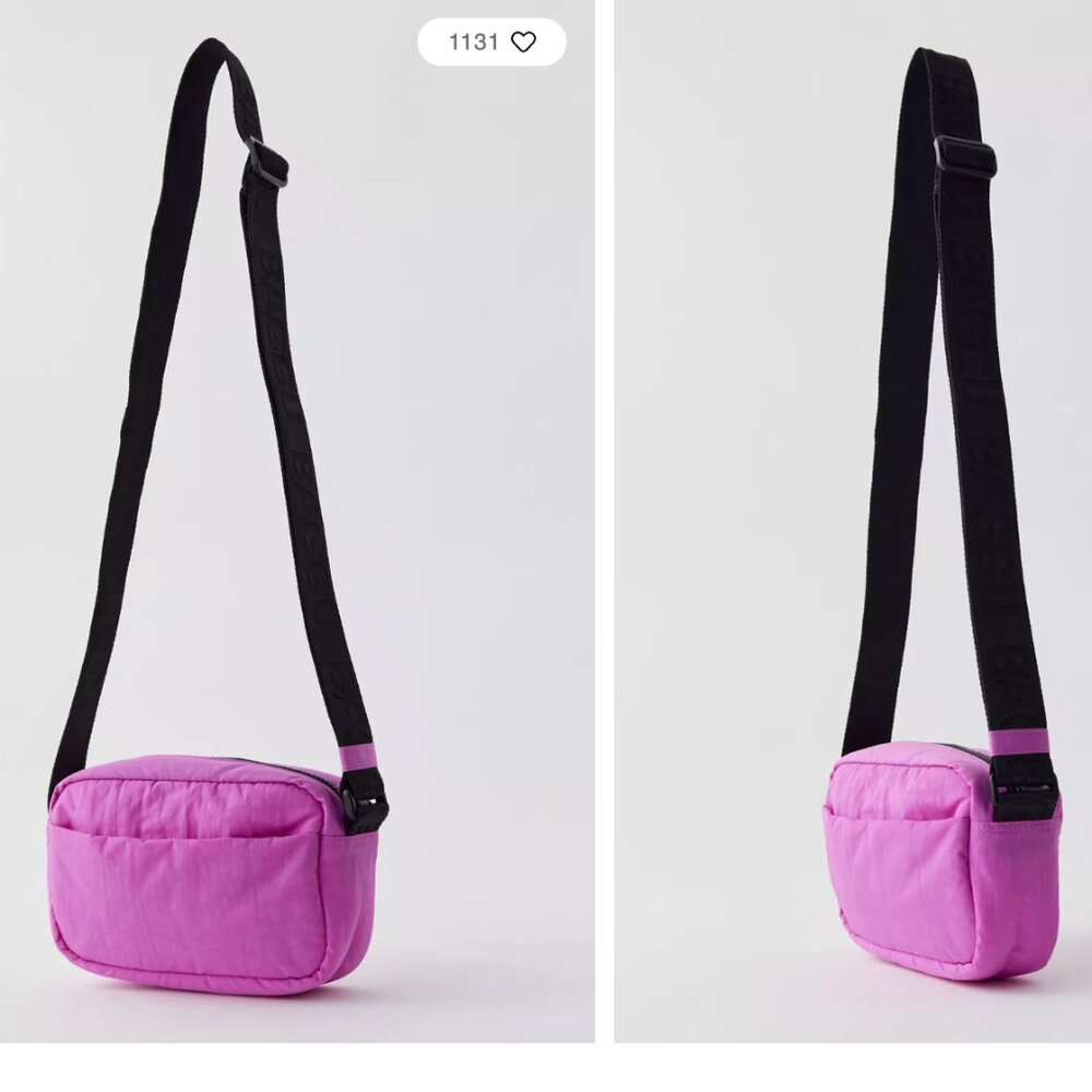 NWOT Baggu Camera Crossbody in Extra Pink